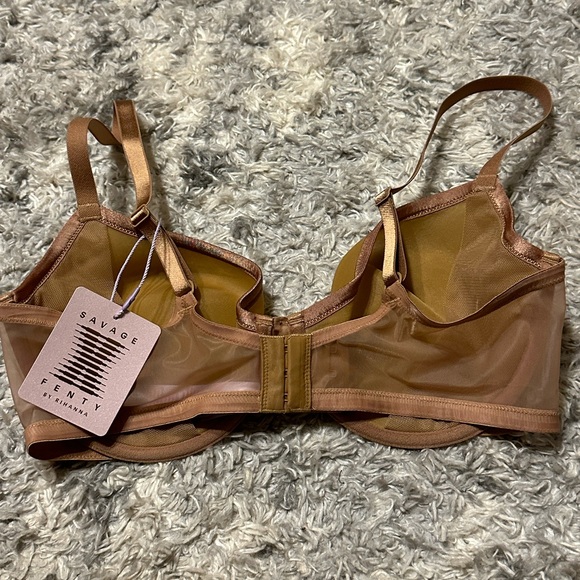 Savage X Fenty sheer X Demi Bra BNWT 36DD - Picture 2 of 13